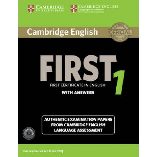 Cambridge First Certificate In English 1 - Self Study Pack